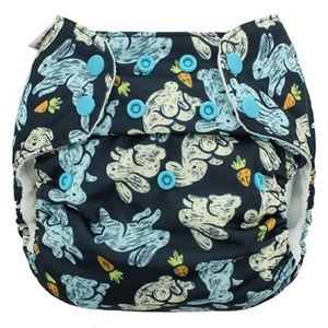 NWT One size simplex in organic cotton Bunnies